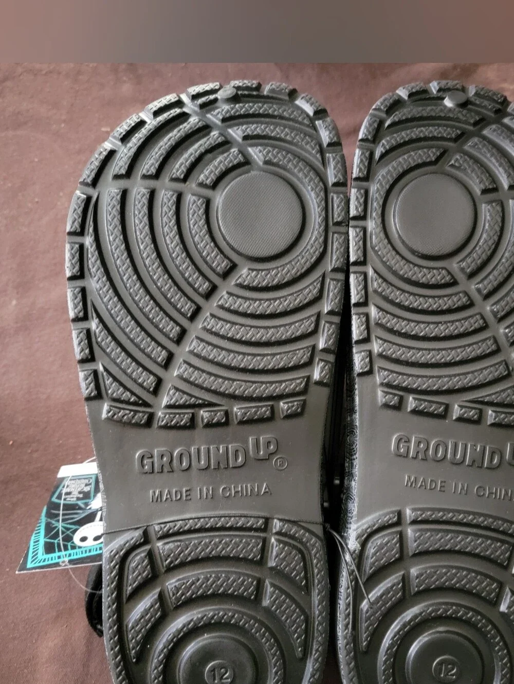 Men's Ground Up Nightmare Before Christmas Clog Sandal Shoes Disney Size 12 New